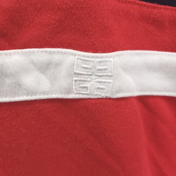 Givenchy Hoodie Mens 2XL Red Embroidered Long Sleeve - Picture 10 of 12